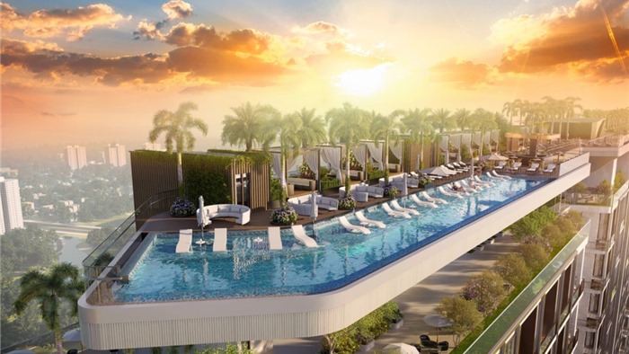  “Bắt tay” Sunset Hospitality Group, Sunshine Group chuẩn bị ra mắt tổ hợp nhà hàng - hồ bơi 6 sao đầu tiên tại KĐT Ciputra 