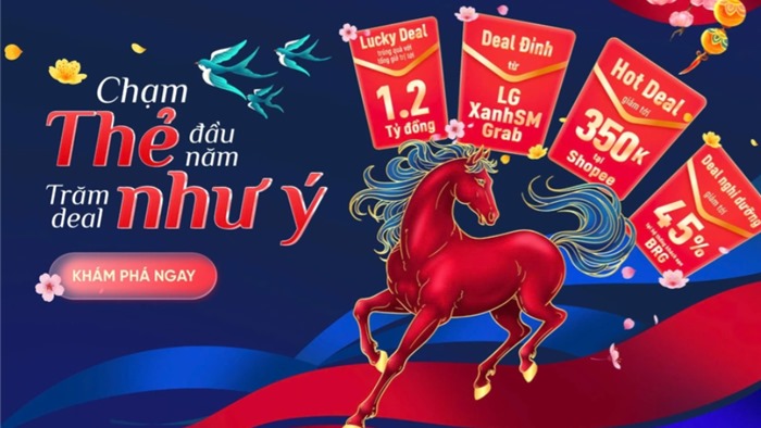  Ngân hàng đẩy mạnh kích cầu tiêu dùng dịp Tết Bính Ngọ 2026 bằng ưu đãi thẻ tín dụng 