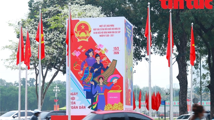  Thủ đô rộn ràng không khí đón ngày bầu cử 