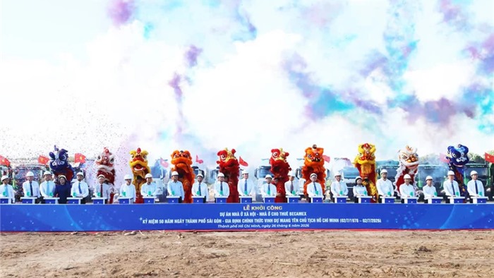  Tập đoàn Becamex khởi công 4 dự án nhà ở xã hội tại TP giàu nhất Việt Nam 